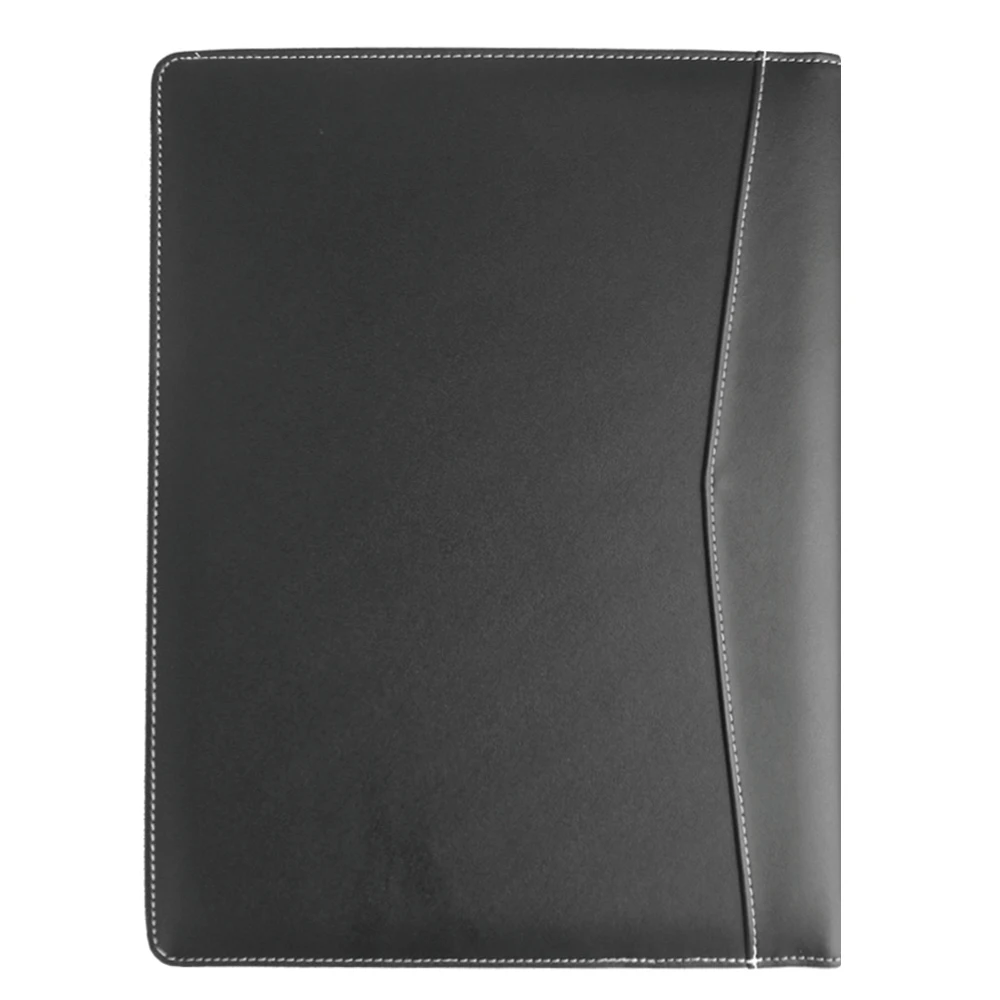 New School Office Conference A4 PU Leather Conference Folder Business Padfolio Portfolio Case with Letter Writing Pad