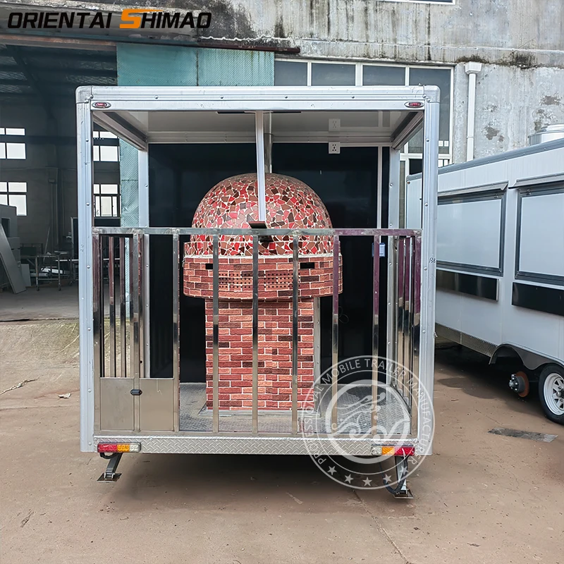 China hot dog coffee concession food trailer street kiosk small food cart pizza oven food truck
