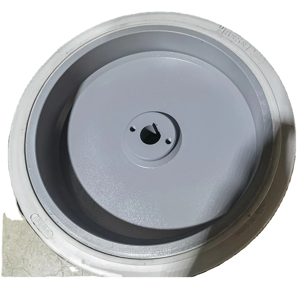 JLG 4045R scissor lift platforma solid rubber wheel parts 16x5 16x5x12 406x127 solid tires with rim 1001212187 NON-MARKING