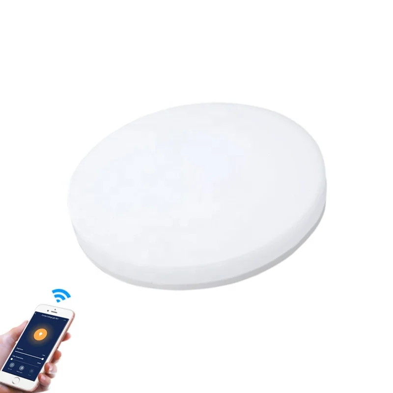 P20 Waterproof Residential Smart Mobile Phone Control Lighting Modern Bedroom Wifi Lamp 18w LED Ceiling Light