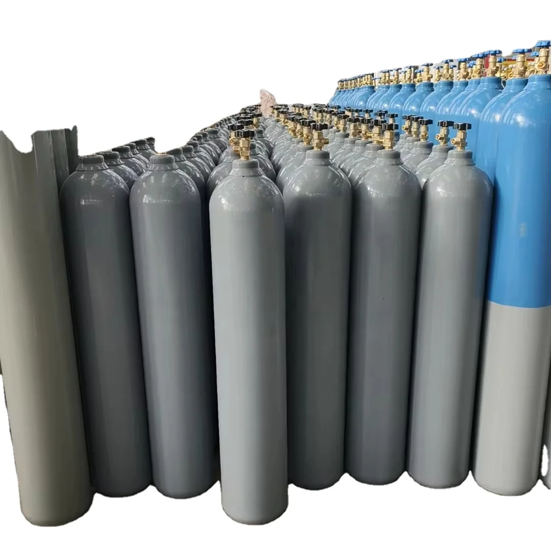 k-size Work pressure 150bar sf6 co2  New Medical  Oxygen Cylinder steel  Gas tank TPED Certification 48Kg