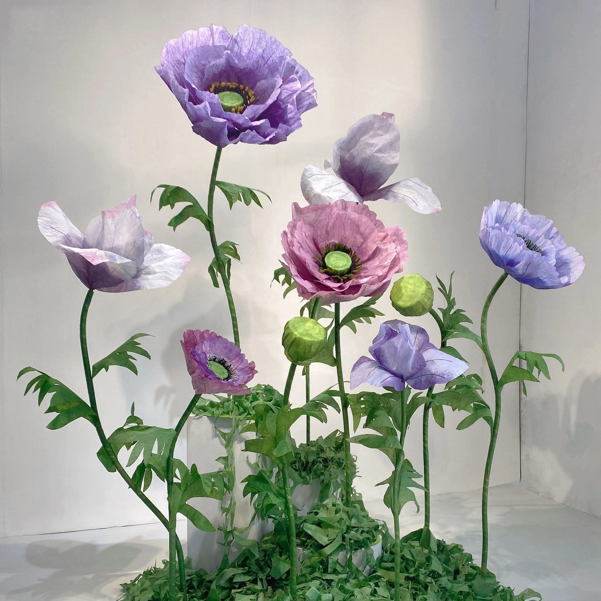 Wedding Party background stage decoration Customized Large Giant Yarn Flower Paper silk Artificial Giant flowers for Wedding