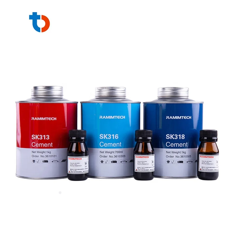 Mining conveyor belt through hole rapid repair cold vulcanizing solution cold bonding rubber bonding cement