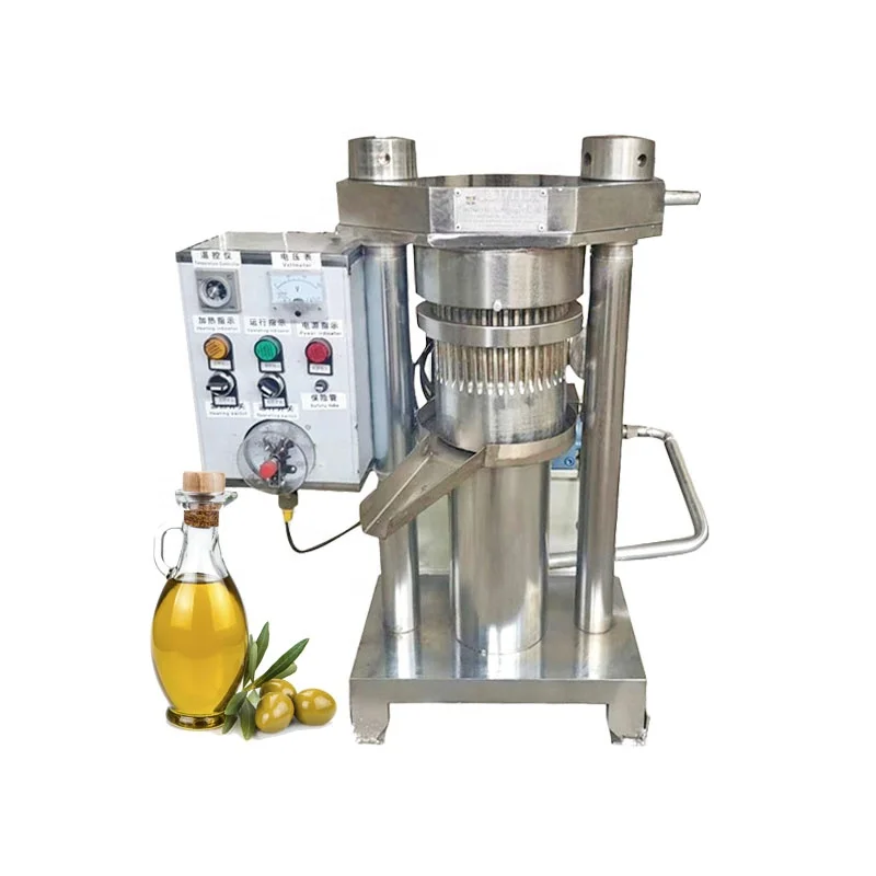 Popular Coconut Copra Oil Press Machine Sesame Walnut Oil Extractor Hydraulic Oil Press