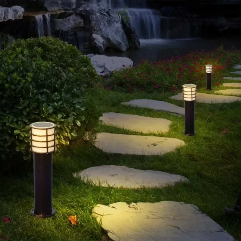 Modern Waterproof Ip65 Hotel Home Decoration Outdoor Bollard Led Lawn Light Garden Light Lamp