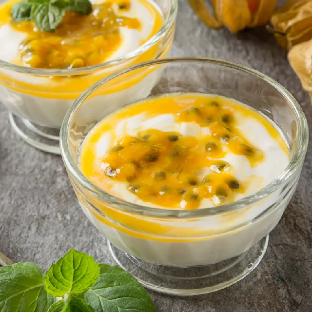 Genkorpan Passion Fruit Mousse - Dessert type pastry use 1Kg drying Dairy Blend Passion Fruit Mix Powder