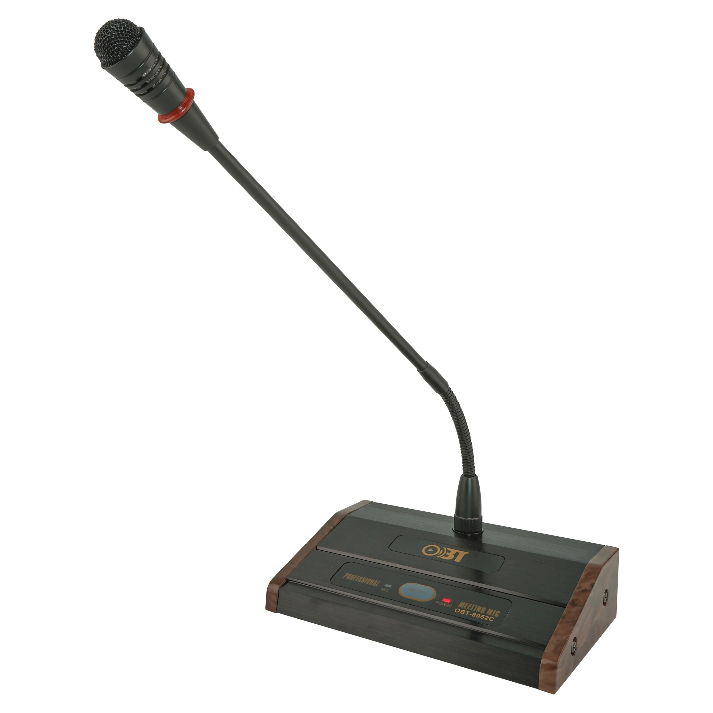 OBT-8052C динамик Профессиональный Подиум микрофон и аксессуары губка всенаправленный настольный