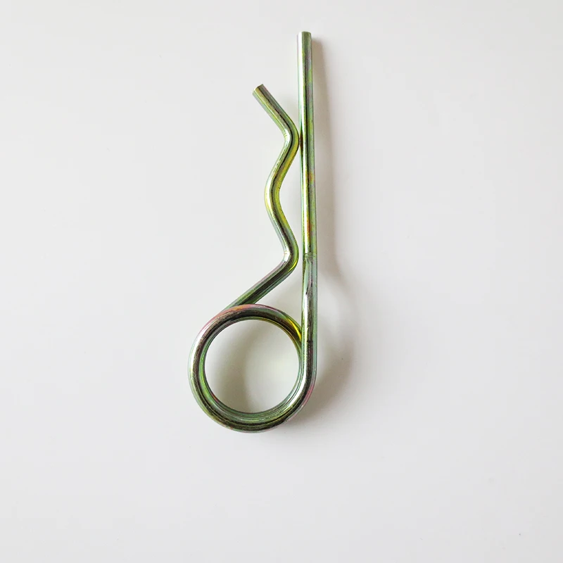 Hot sale galvanized steel & stainless steel 304 double coil spring R cotter pin Supplier & Manufacturer