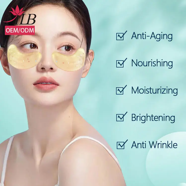 Glitter Collagen Eye Patches Under The Eyes Reduce Dark Circles Hydrogel Under Eye Mask For Dark Circles