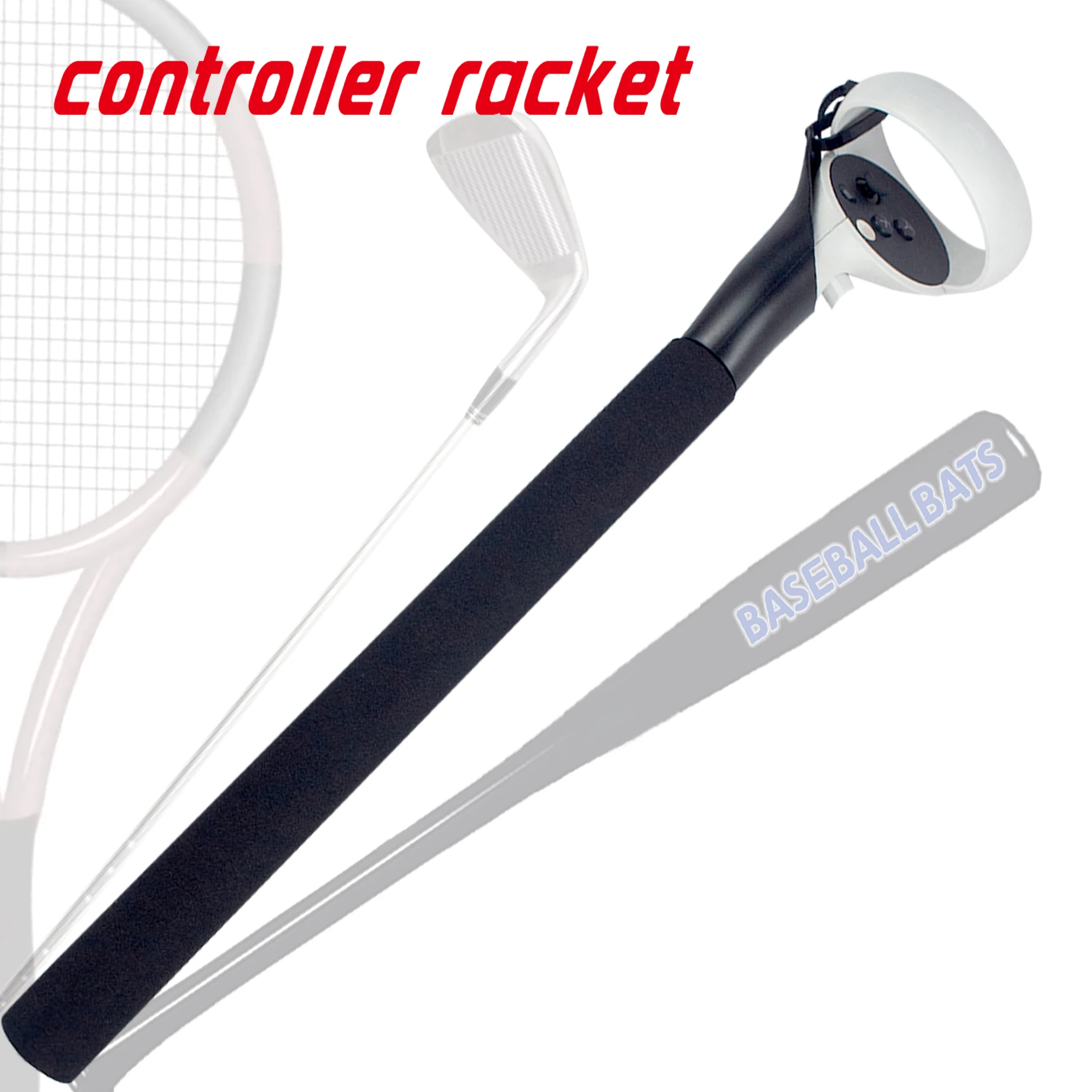 2022  Accessory Expansion Controller suitable for  Meta Quest 2 /Oculus Quest 2 Golf Club/Tennis/Baseball Adapter Racket