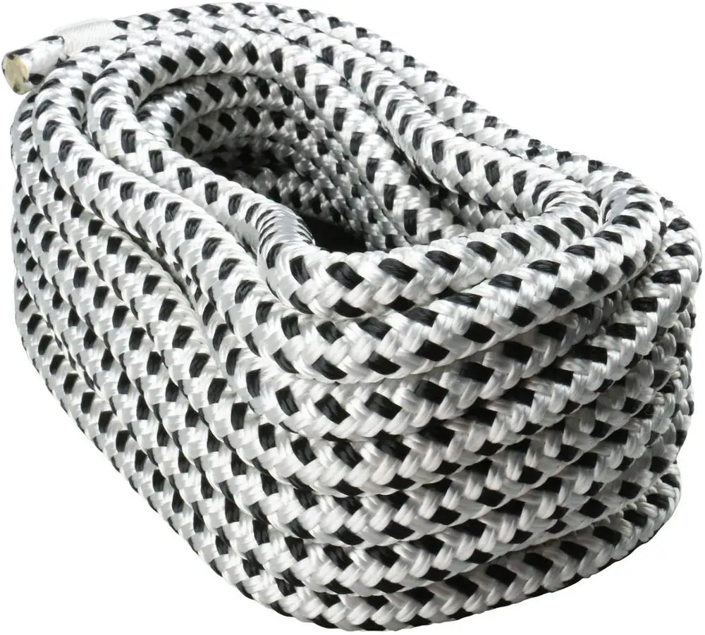 5/8 Inch Double Braid Nylon Dock Line with Loop and Chafe Guard