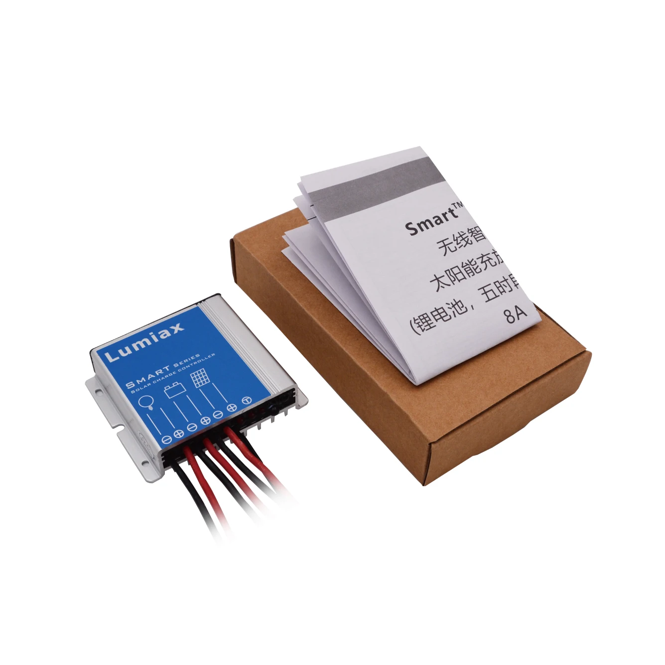 Lumiax 10A 20A 25A 12V 24V 3.2V 6.4V PWM IP67 Waterproof solar street light charge controller