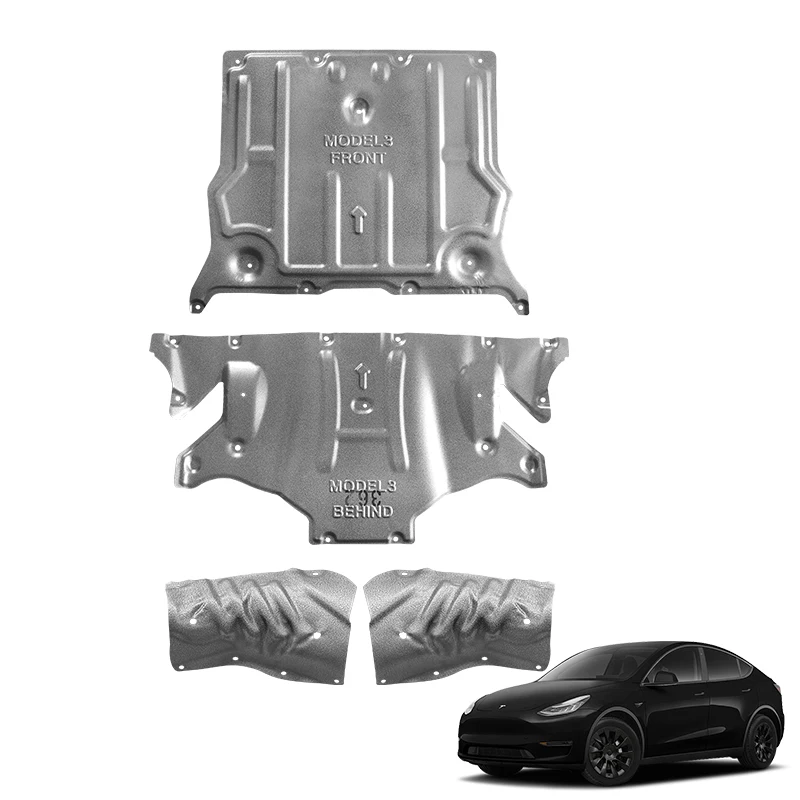 Tesla Model 3 Y скользящая пластина аксессуары части 3D комплект кузова шасси под моторным экраном Защитная защитная