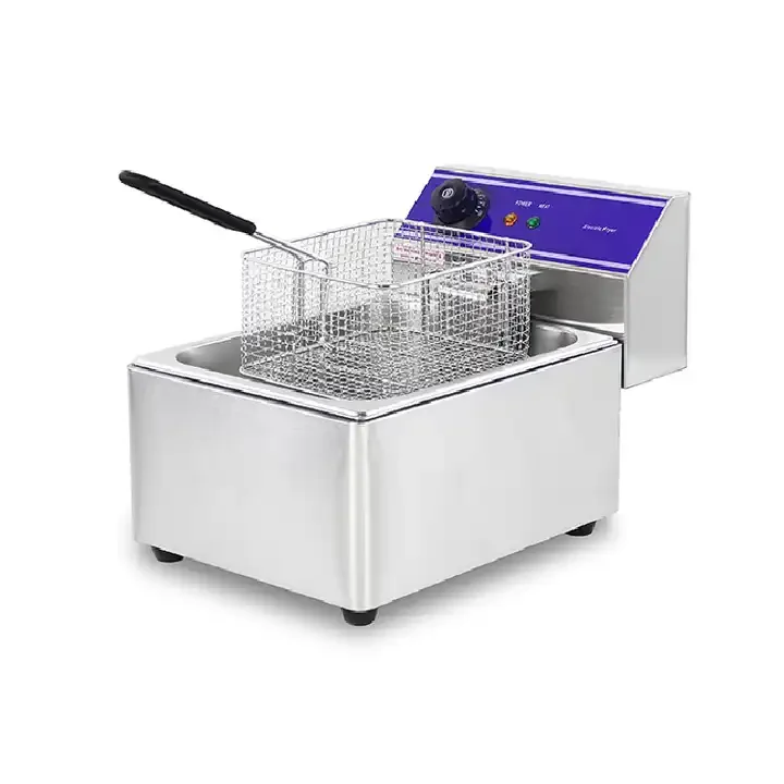 Table Top Commercial Propane Deep Fryer Small Electrical Deep Fryer With Basket Fat For Chip