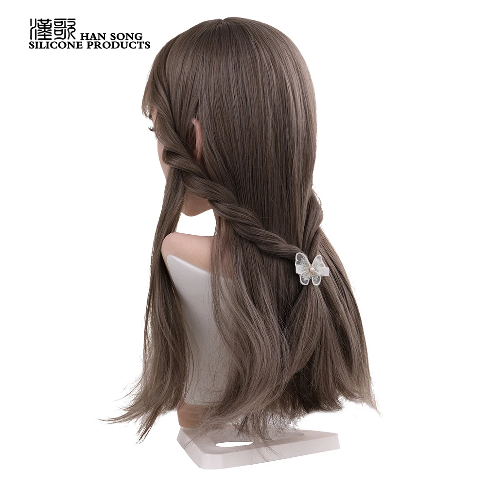 Silicone Simulation Head Model TC25 Hat and Jewelry Display Scarf Accessories Display Wig Display