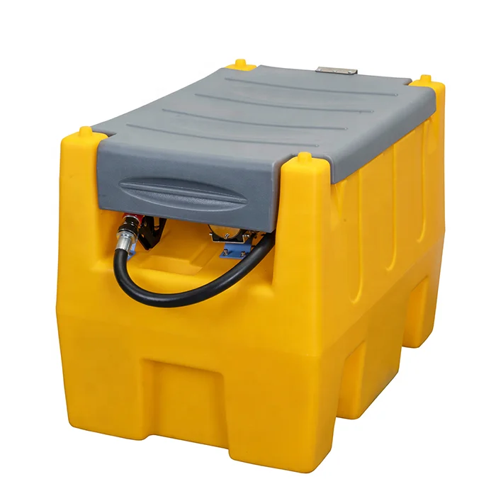 480L Polyethylene tank for Diesel  fuel transport equipped with a fuel transfer unit