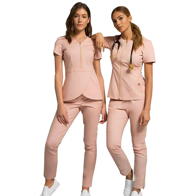 Fashion Medical Scrubs Uniforms Good Quality Cherokee Uniform Wholesale Nurse Scrubs