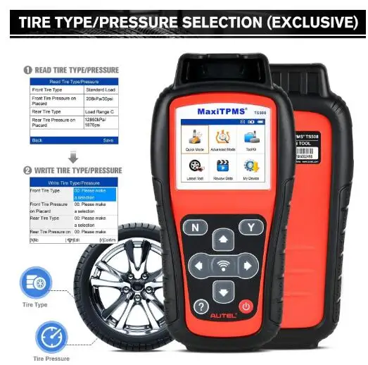 Best Price TPMS Tool MX Sensors Programing Code Reader TS508 Autel MaxiTPMS TS508
