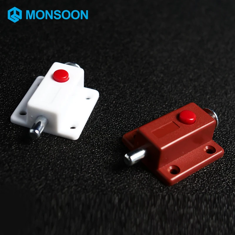 Double Cabinet Catch Kitchen Door Stopper Soft Quiet Close Magnetic Push To Open Touch Damper Buffers