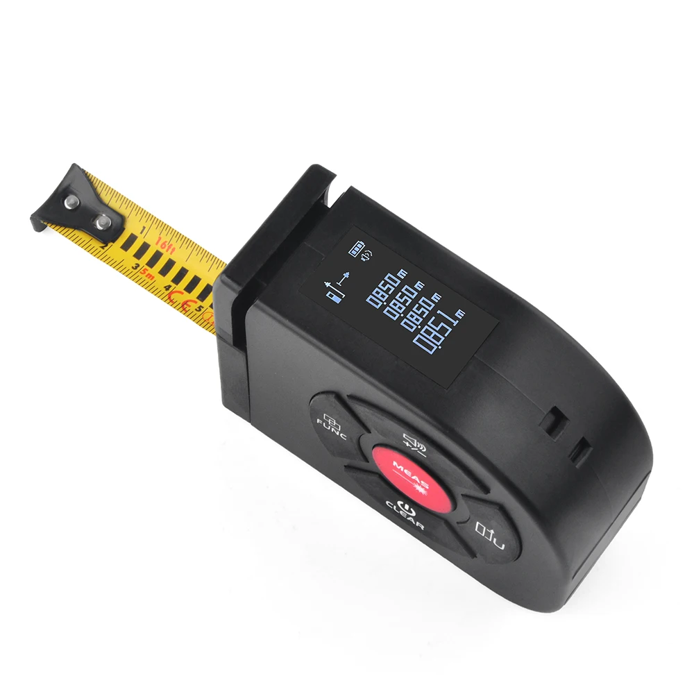 Wintape 3-in-1 Laser Distance Measuring Tape Digital Intelligence Display 5m Steel Tape Measure with Multiple Measurement Modes