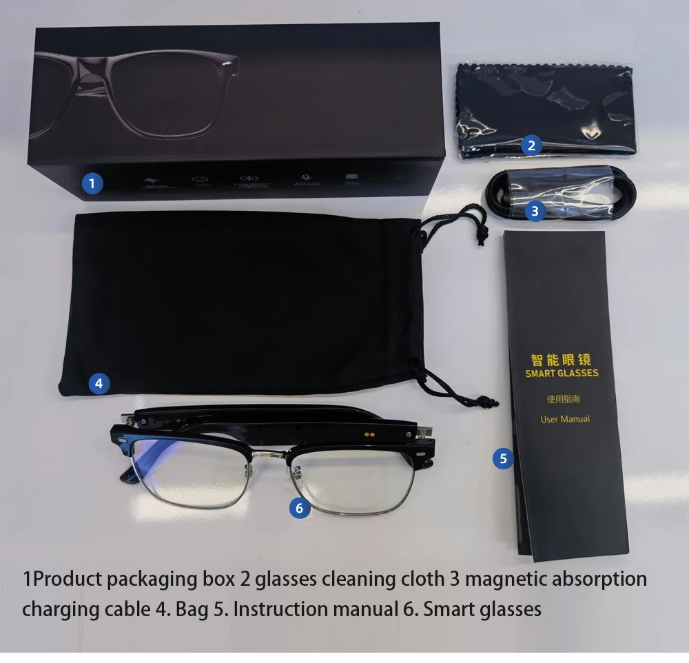 Designer sunglasses smart glasses listenable sunglasses smart glasses wireless smart bluetooth sunglasses