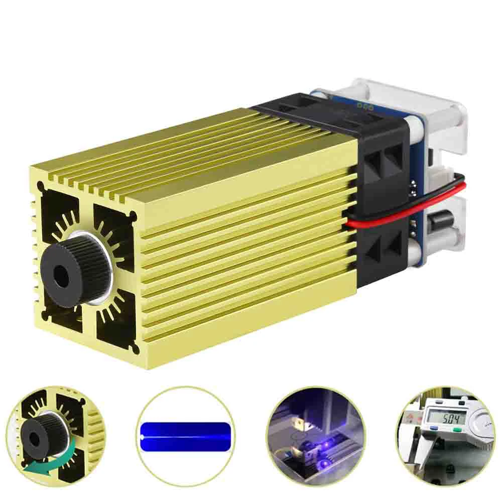 LASER TREE 450nm Blue 40W Laser Module 5W Optical Power Laser Head for CNC Engraving and Cutting Machine DIY Tools