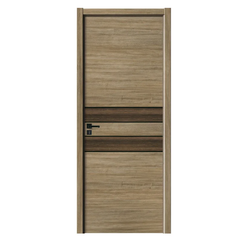 
latest melamine door skin mdf wooden finished modern design for apartment home GO-A015 