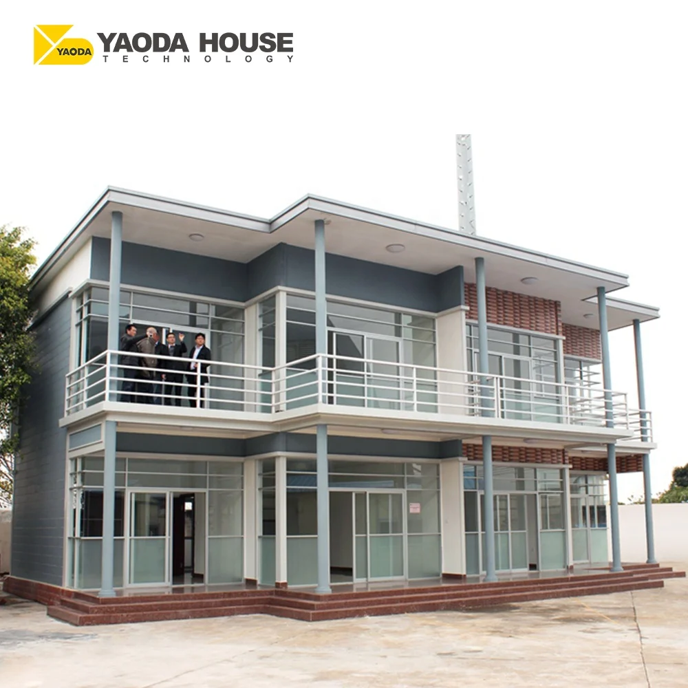 Prefab steel  luxury light villa home villas forest resort villas