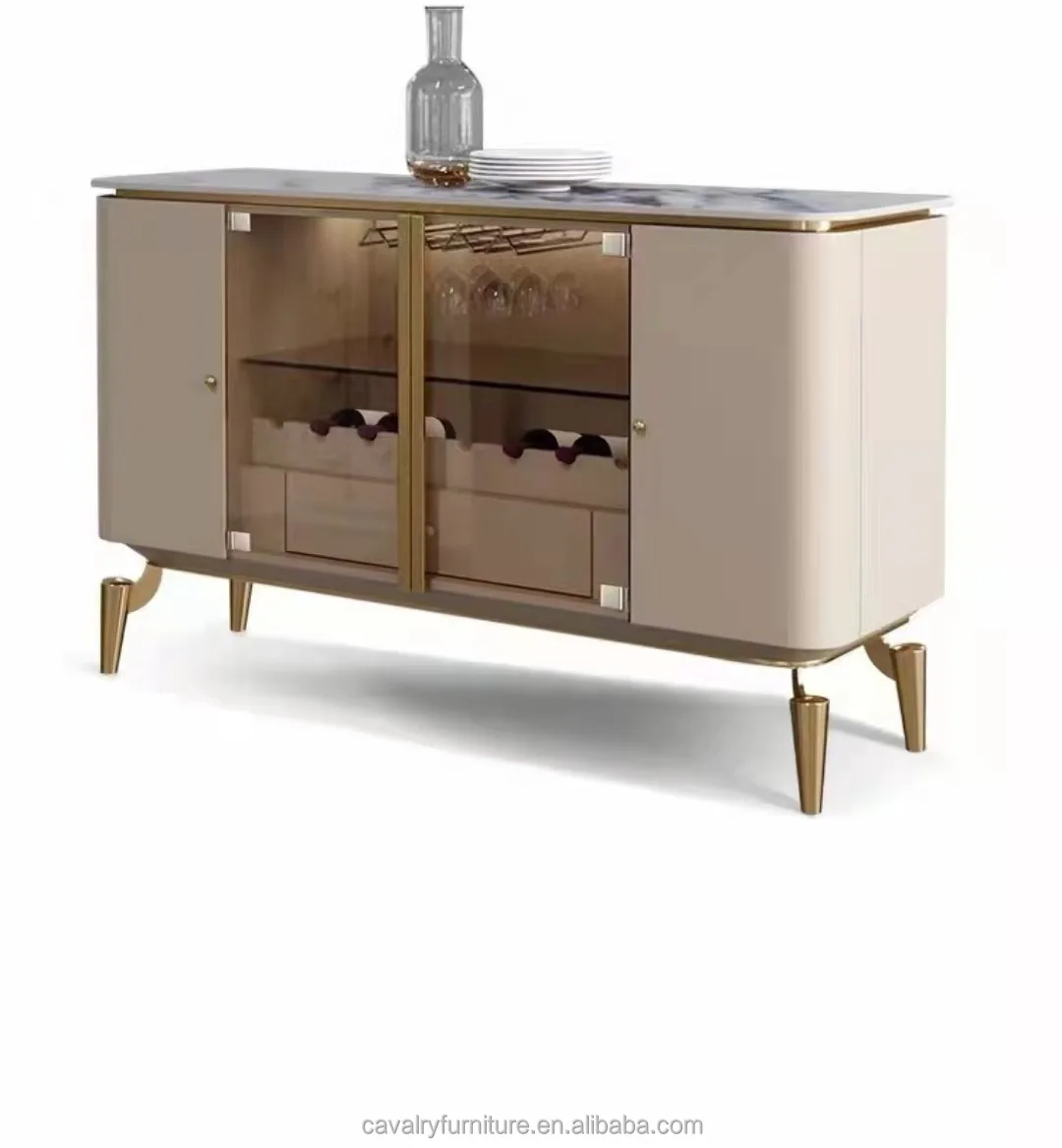 Italy Modern Living room Furniture Wood  Style Buffet Console Table Buffet Table