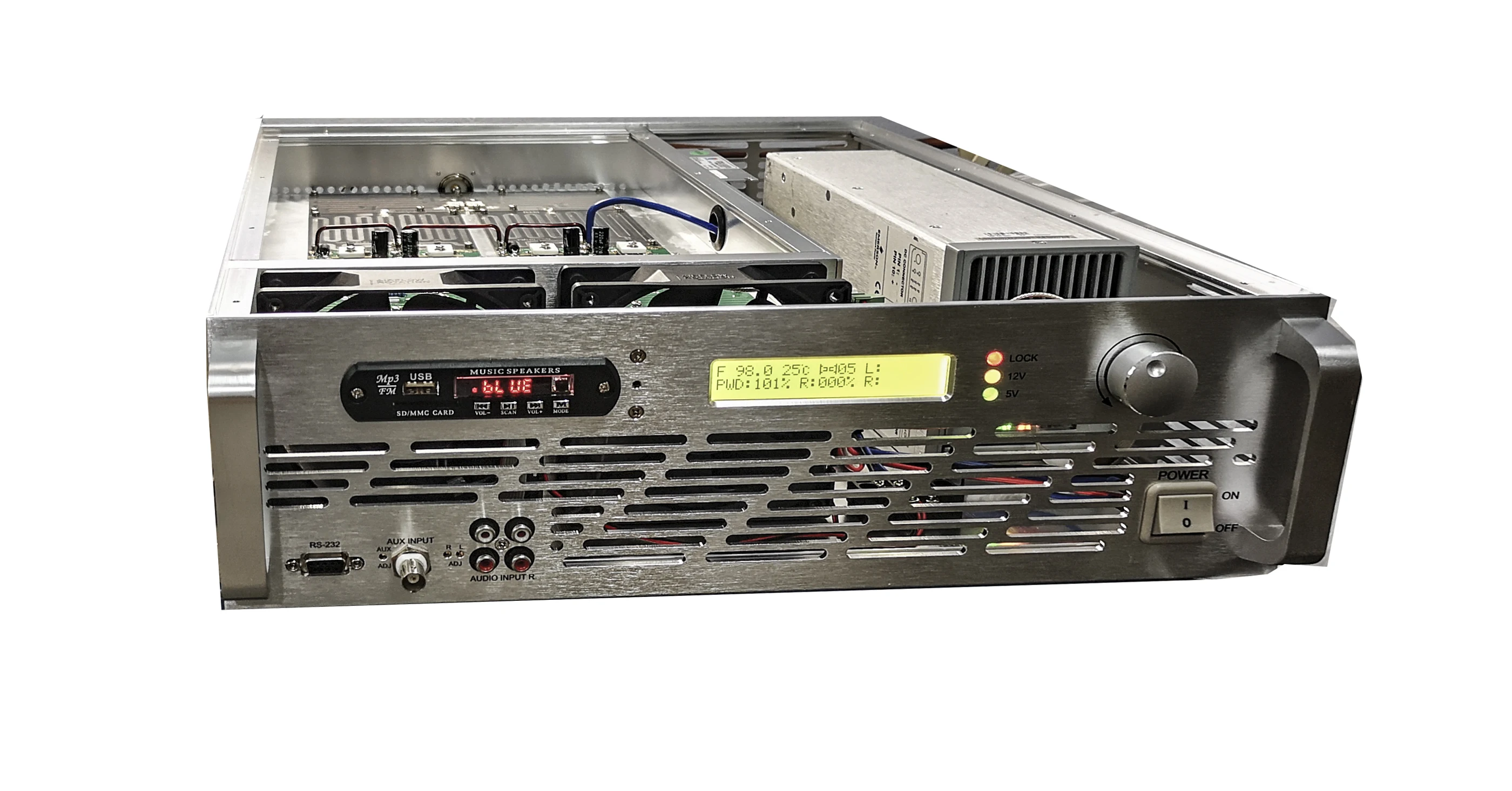Панель управления модуляцией FM broacast PLL LCD 86-108 МГц цифровой радиопередатчик модуль приемника