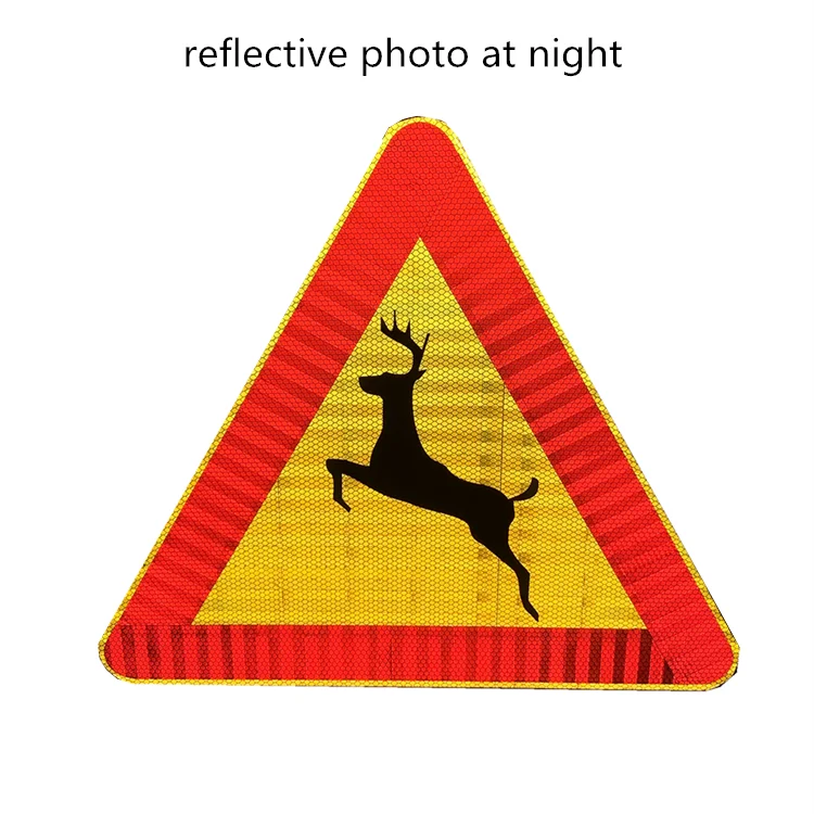 
Factory Triangle Aluminum Reflective Traffic Road Safety Sign 