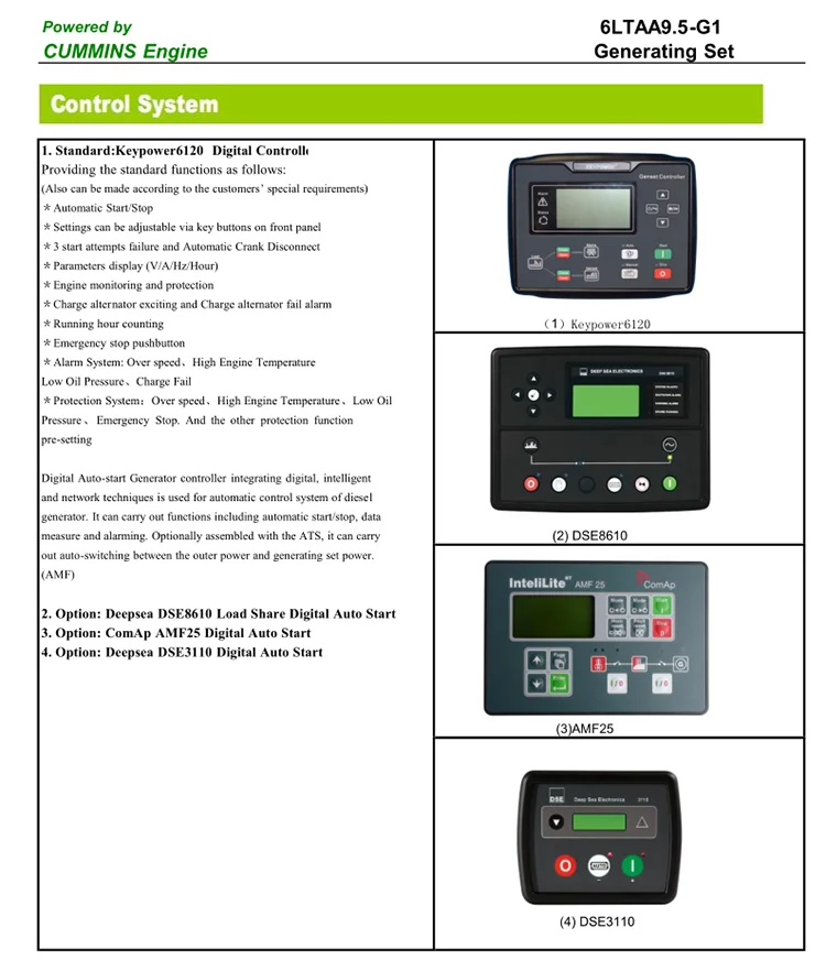 Keypower Silent type 350kva standby power diesel generator powered by Cummins