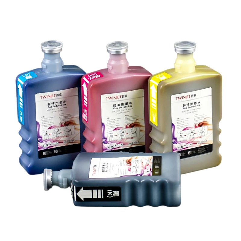 printer printing 2-year durable base eco-solvent inks xp600 dx5 eco-solvent ink
