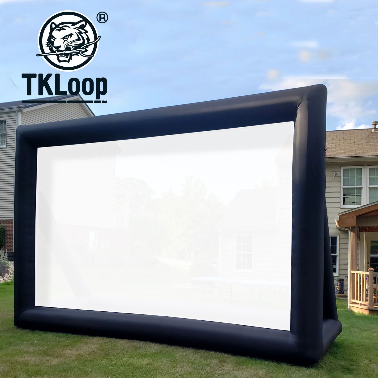 TKLoop 20 Feet Inflatable Outdoor Projector Screen Cinema Movie Screen Inflatable Outdoor