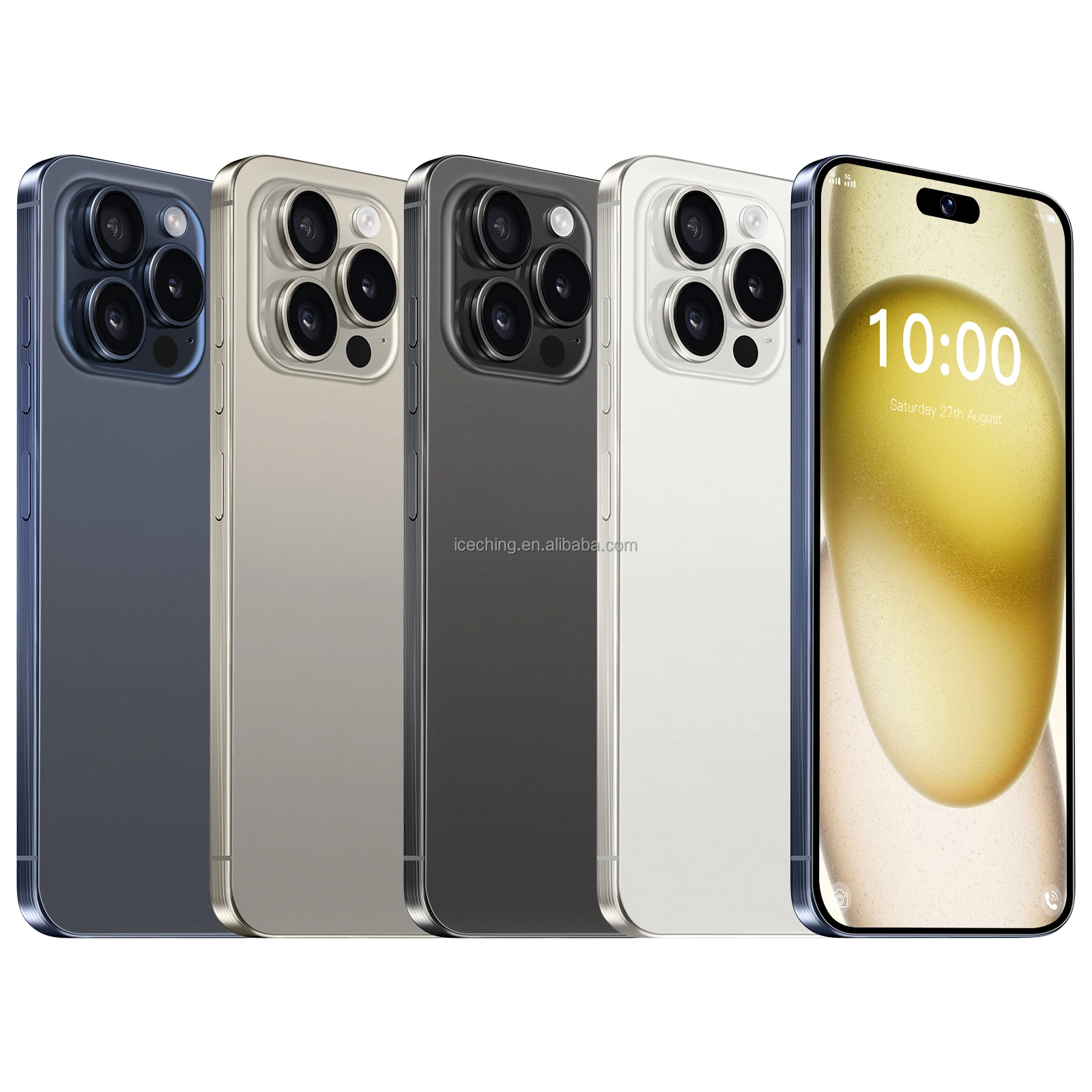 New original i16 phone 16 pro max 5g smartphone new arrival 7.3 Inches 16GB+1TB phone 16 clone Unlocked Android Mobile Phones