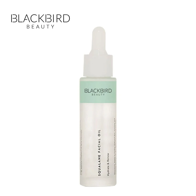 Wholesale Custom Men Women Moisturizing Massage Infused Facial Oil Balance Nourishing Squalane Face Oil