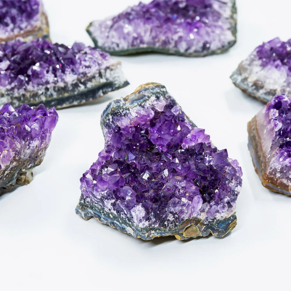 Wholesale High Quality Amethyst Cluster Folk Craft Healing Natural Crystals Stones