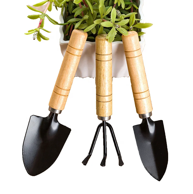 Mini 10 Pcs Succulent Flower Bonsai Garden Tool Kit Customizable OEM Clean Brush Shovel Scissors Clips Rake Garden Sets