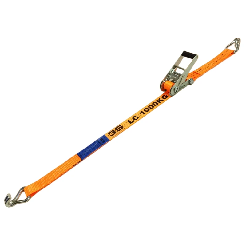 38mm 3000 daN cargo lashing belt ratchet tie down straps with TUV GS CE, ISO9001 certificate