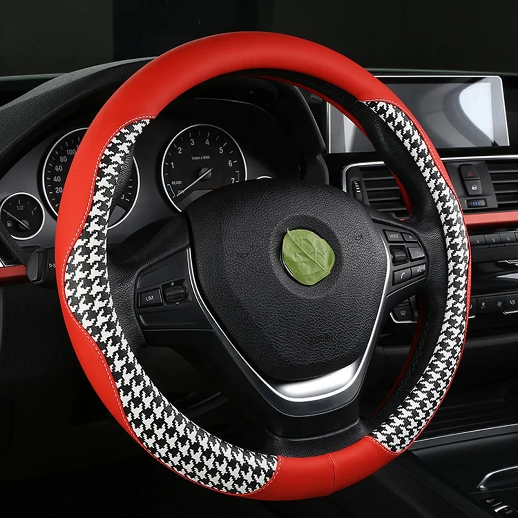 Good Quality Fashion Steering Wheel Cover 2024 New Design car steering wheel cover Suede steering wheel cover