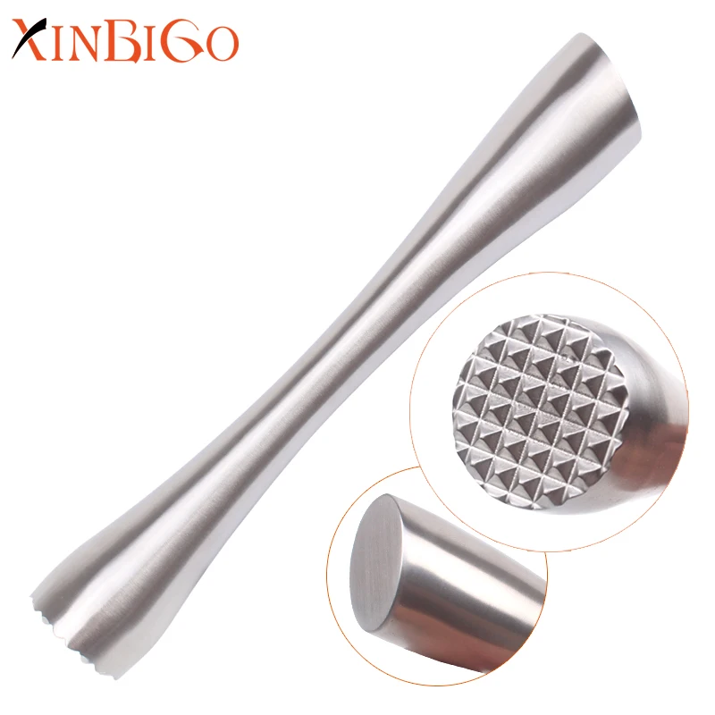New Creative High Quality Metal Stainless Steel Bar Cocktail Muddler
