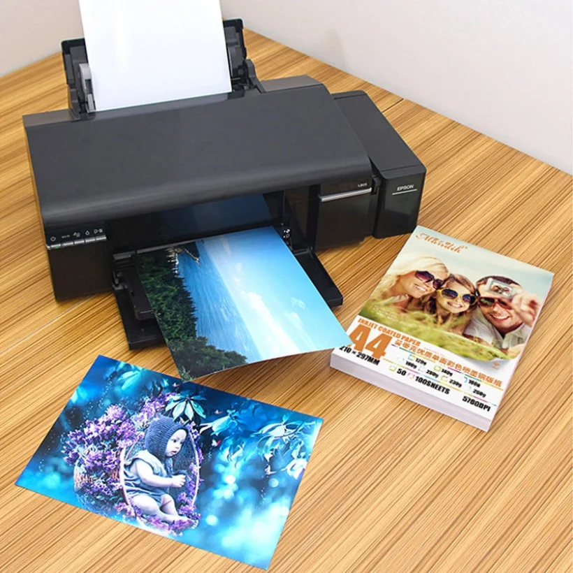 Factory selling 2 x 6 photo paper a4 self adhesive sticker photo paper for inkjet printers