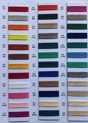 UG 28/2 50% viscose 22% nylon polyamide 28%  polyester core spun angola crochet weaving knitting wool blended melange fancy yarn