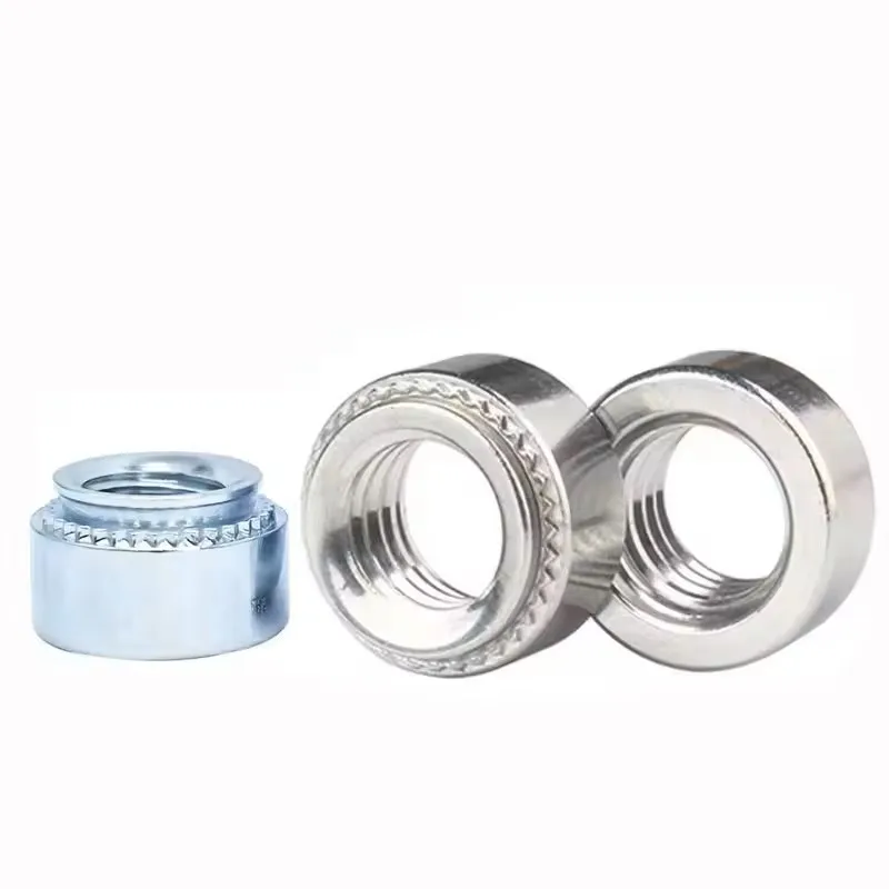 M3 M4 M5 M6 M8 Zinc-Plated Carbon Steel Press Rivet Nut 304 Stainless Steel Self-Clinching Nut Sheet Metal Lock Nut JIS Metric