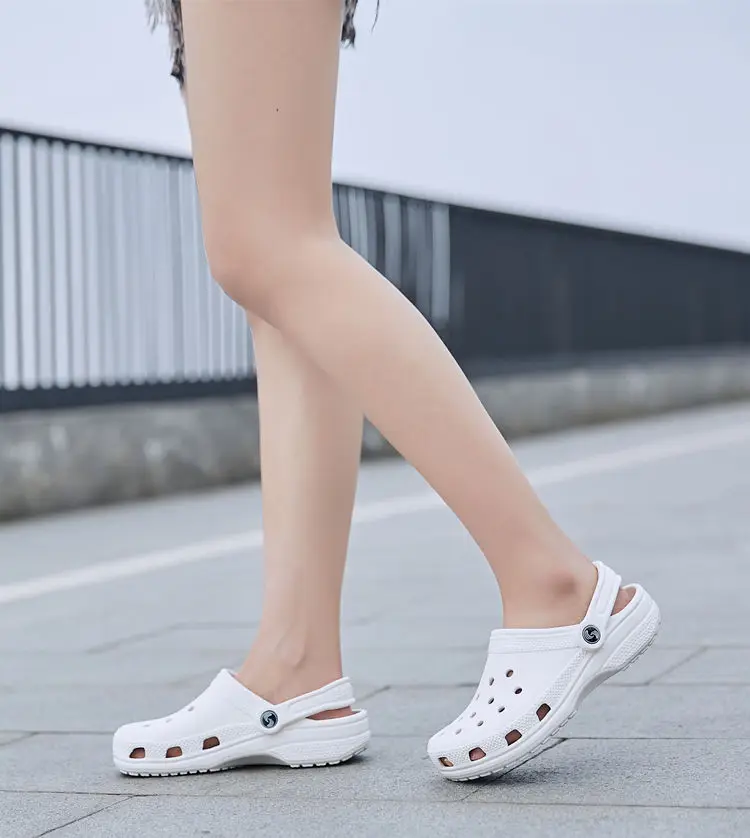  Custom Logo Eva Flat Sabot Zuecos Men Women Clogs Crocks Shoes