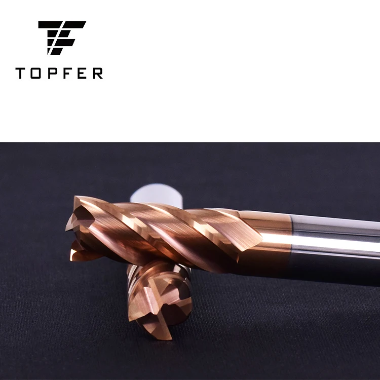 
2F/4F Solid Carbide Micro V Groove cnc Cutting Tool Square End Mill for Wood 3mm 