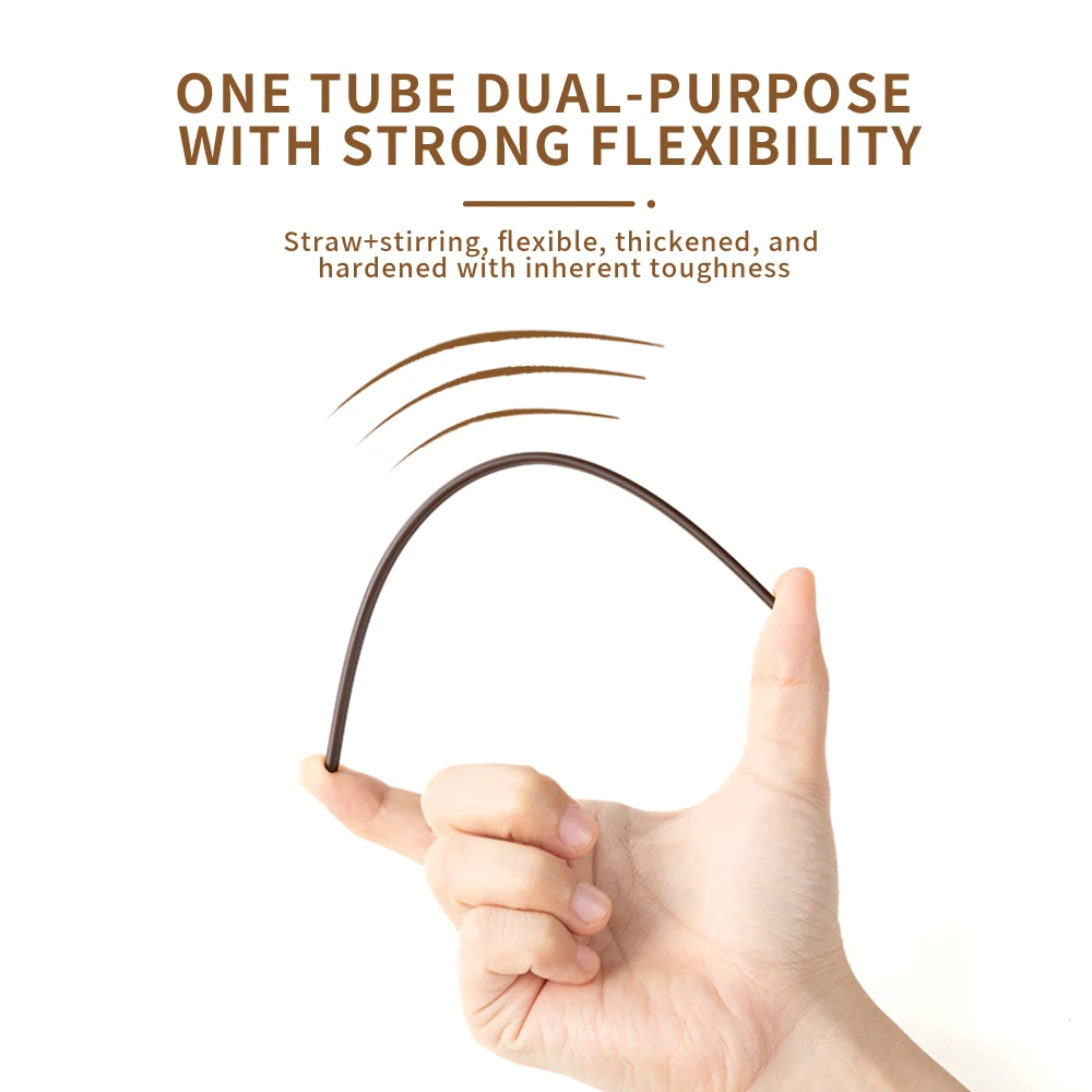 LOKYO wholesale stirring stick disposable takeout milktea coffee tea drinking three hole plastic straws