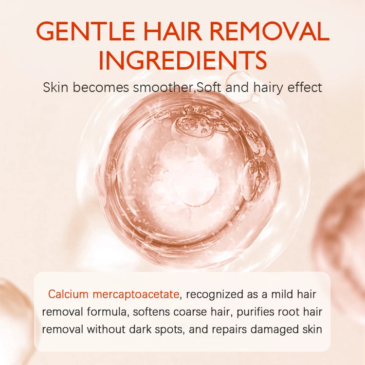 Natural Painless Permanent Combination 3 Piece Set Sensitive Formula Depilatory Cream Hair Remover Cream  for women