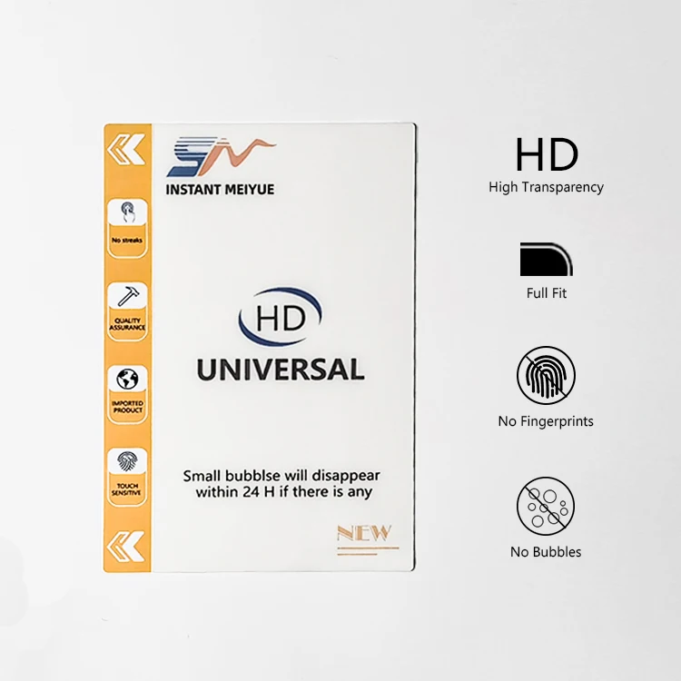 New Arrival Wholesale High Transparent tpu hydrogel films for machine screen protector cutting