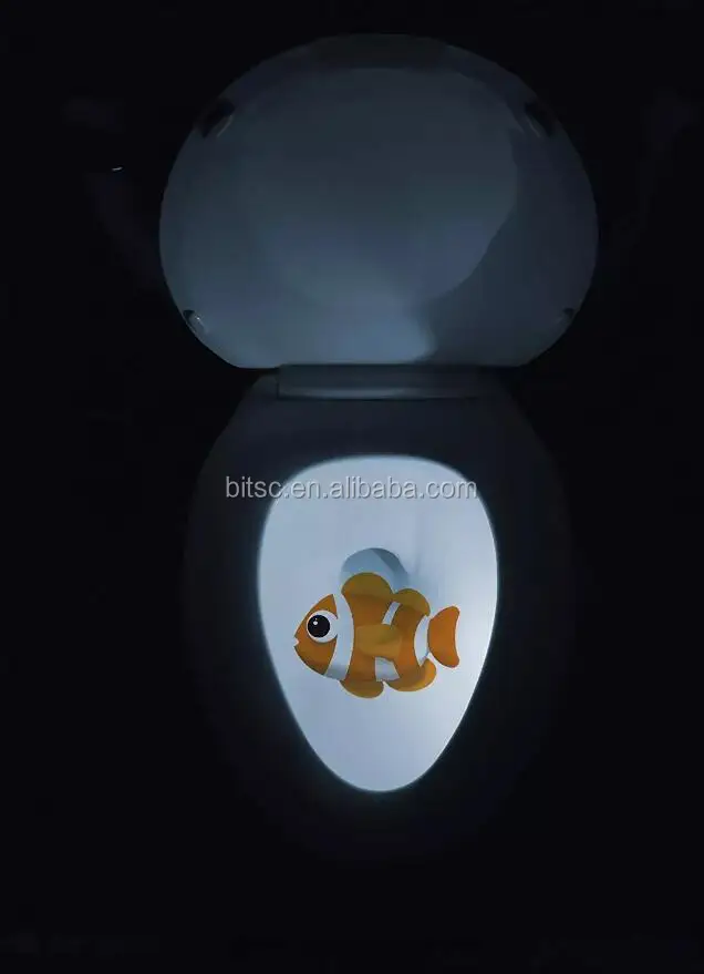 Customize Pattern Toilet Projector Night Light- Motion Activated Image Projector Light